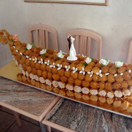 Gondole croquembouche