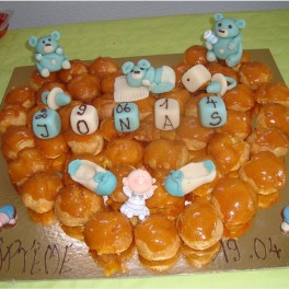 Coeur croquembouche garçon